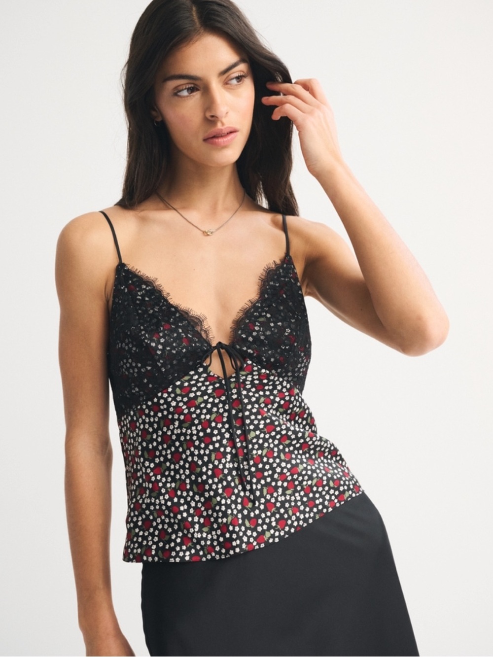 Abercrombie & Fitch Bella 2-in-1 Reversible Tie-Camk